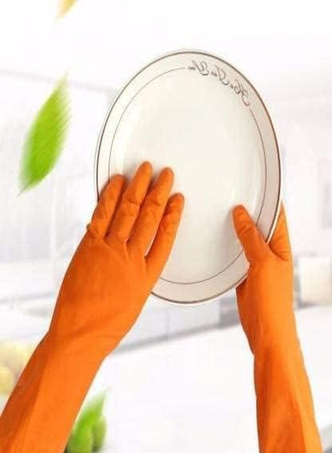 MPR4 Heavy Duty Rubber Hand gloves (5 Pair) for Dishwashing, gardening, kitchen cleaning and cleaning gloves - Image 2